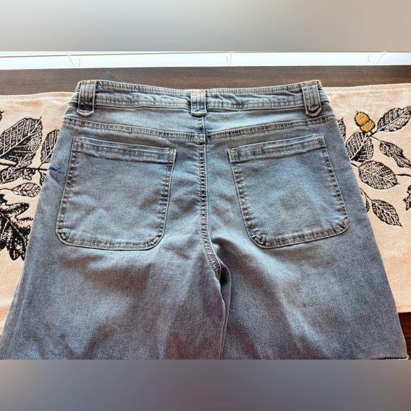 Re Generation by Celebrity Pink wide leg zip cargo Jeans - women’s size 11/30 - Picture 7 of 12